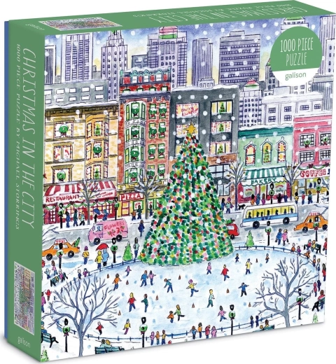 Galison Christmas Puzzle Christmas in the City 1000 Pieces