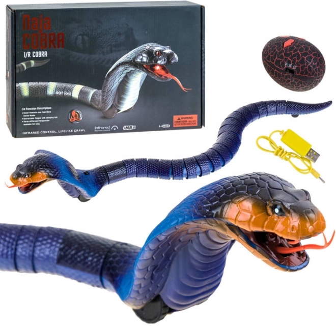 RC kobros gyvatė su nuotoliniu valdymu – Mėlyna