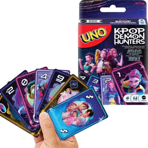 Kortų žaidimas UNO KPop Demon Hunters