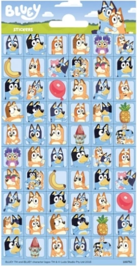 Bluey mini lipdukai – 60 vnt.