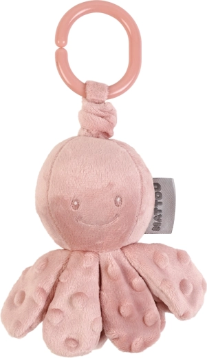 Nattou vibrating plush octopus with C-ring Lapidou dark blue 20 cm