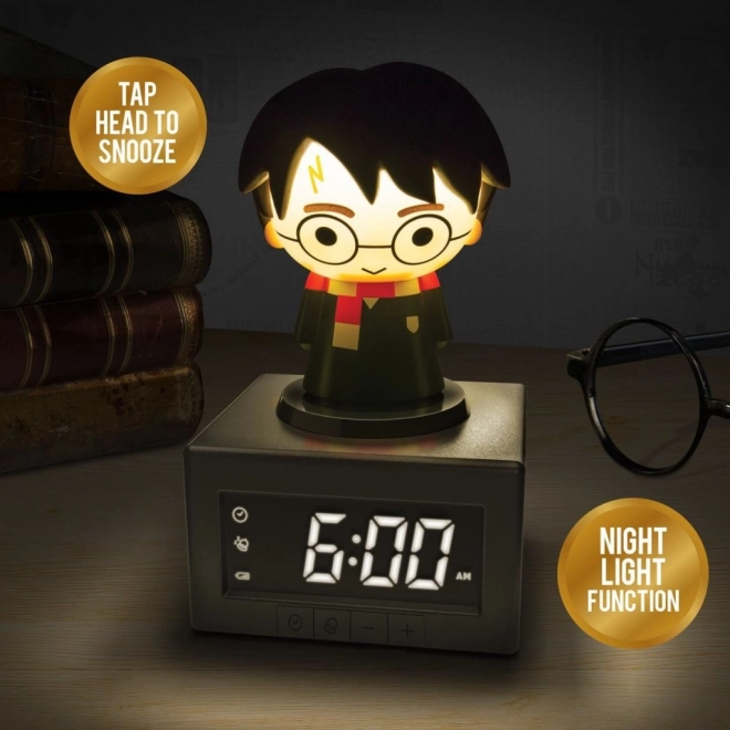 Šviečiantis stalo žadintuvas HARRY POTTER su USB maitinimu