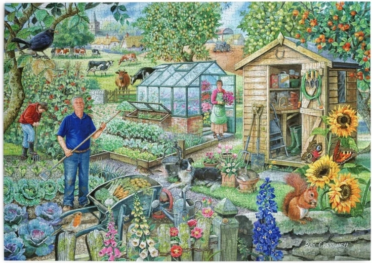 House of Puzzles Puzzle In the Garden 1000 Pieces