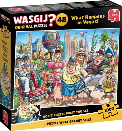 Jumbo Wasgij Original 48: Kas nutiks Vegase! 1000 dalių dėlionė
