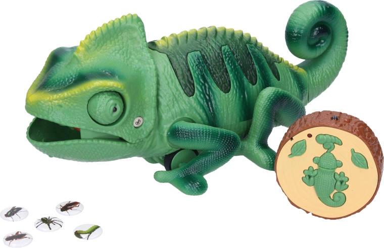 Remote-Controlled Chameleon with Light Effects, 28 cm