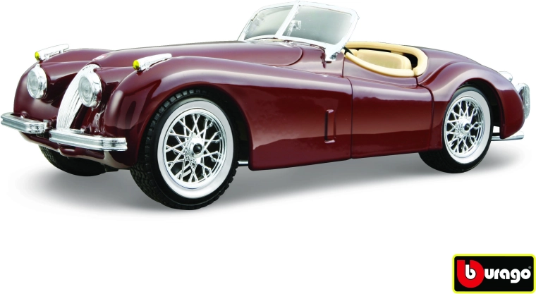BBU Jaguar XK120 Roadster 1:24 mastelio, žalios spalvos