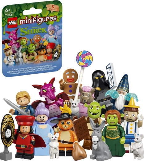 LEGO minifigūrėlės Šrekas – kolekcinė staigmenos dėžutė – 1 vnt.