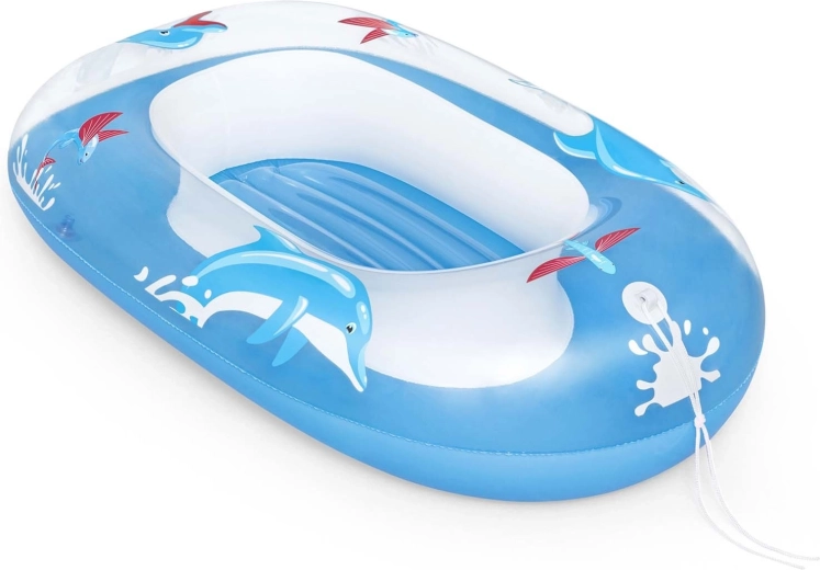 Vaikiška pripučiama valtis su delfinu 102 × 69 cm BESTWAY
