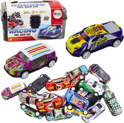 Car Set in a Case with Play Mat