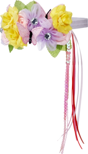 Souza! children's fairy costume Danae – cape with headband and magic wand (3–4 years)