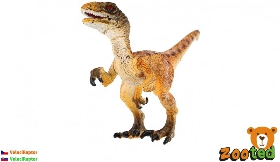 Plastikinis dinozauras Velociraptoras 16 cm