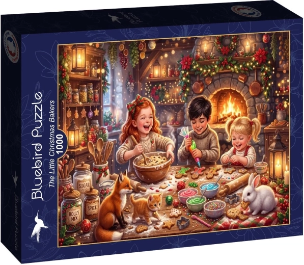 BLUEBIRD puzzle Little Christmas Pastry Chefs 1000 pieces