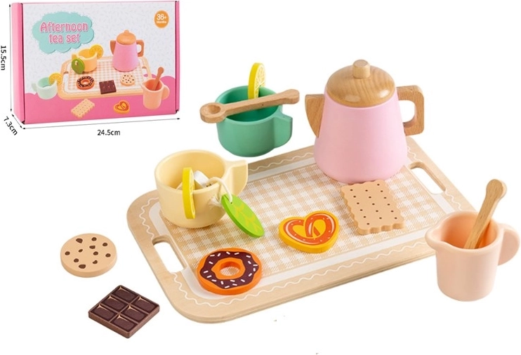 Wooden Tea Set