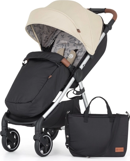 Petite&Mars sportinis vežimėlis Royal3 silver iron green