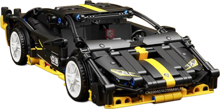 Juodo sportinio automobilio konstruktorius, 589 detalės