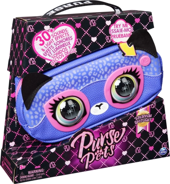 Interactive Cheetah Purse Pets Fanny Pack