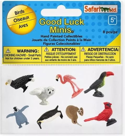 Safari Ltd. mini paukščių figūrėlės good luck minis funpack