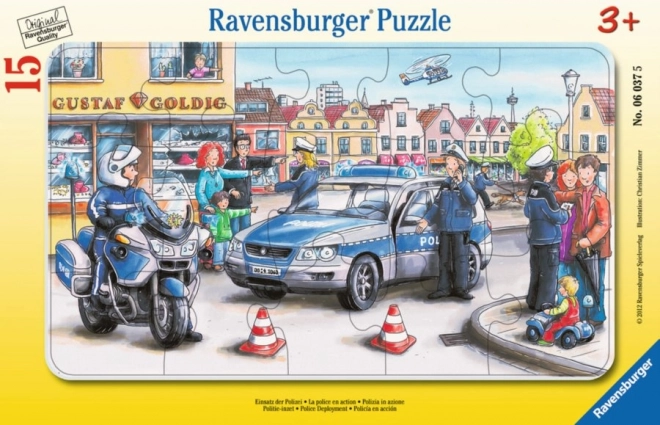 Ravensburger dėlionė policija vaikams, 15 dalių
