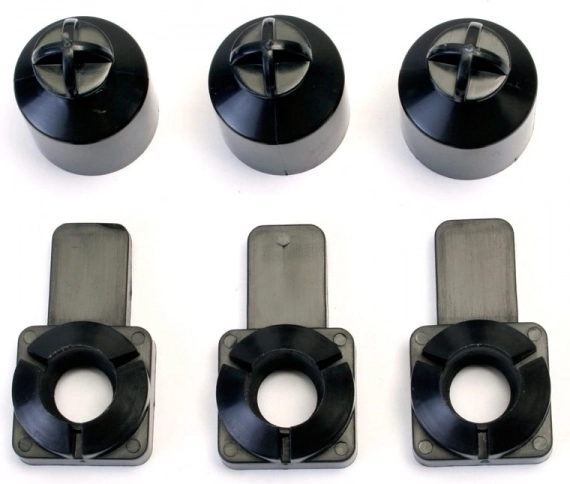 Support head for Carrera Evolution, Digital 132 and Digital 124 slot car tracks (3 pcs)
