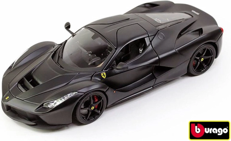 Die-cast model BBURAGO Ferrari LaFerrari 1:18 matte black