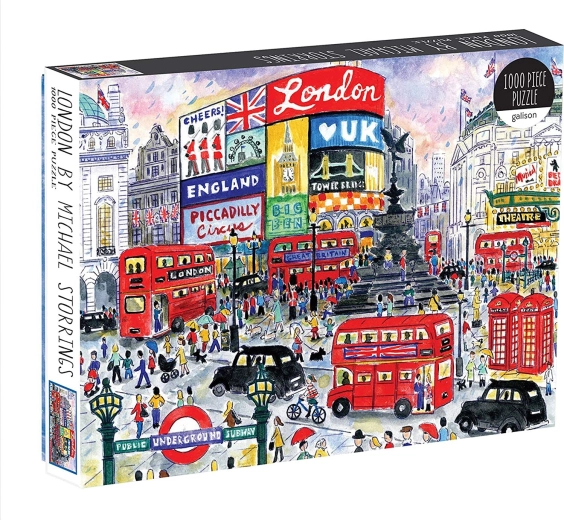 London Puzzle 1000 Pieces by Michael Storrings