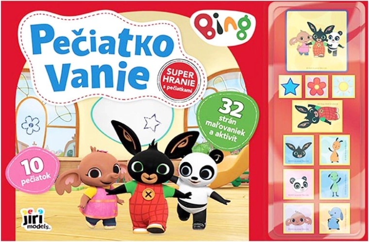 Antspaudavimo sąsiuviniai BING – kūrybinis rinkinys vaikams