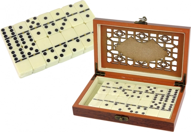 Wooden Domino Game 28 Pieces