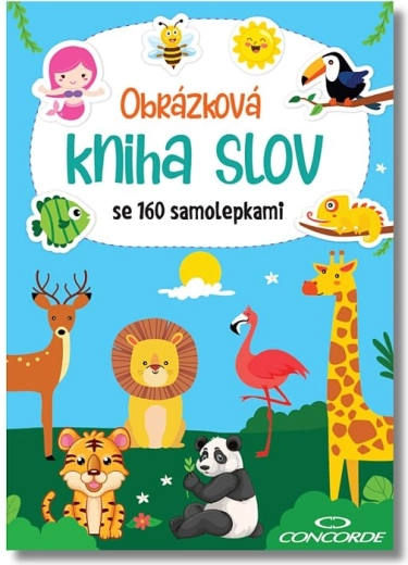 CONCORDE lipdukų paveikslėlių žodynėlis