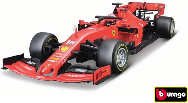 Bburago Ferrari SF90 F1 2019 Charles Leclerc 1:18 Model Car