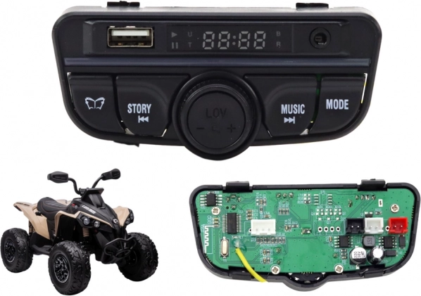 Muzikos panelis 12 V