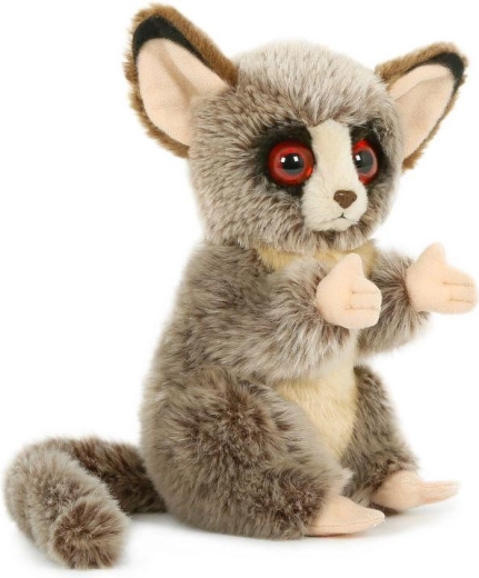 Pliušinė sėdinti galago beždžionėlė 18 cm