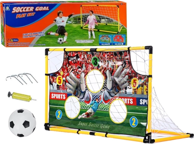 Children's soccer goal with net