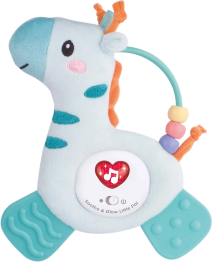 Plush giraffe light-up and sound toy