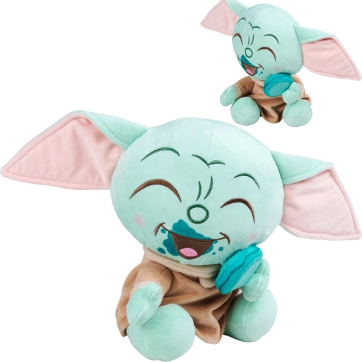 Disney Star Wars pliušinis žaislas Grogu su makarūnu 25 cm
