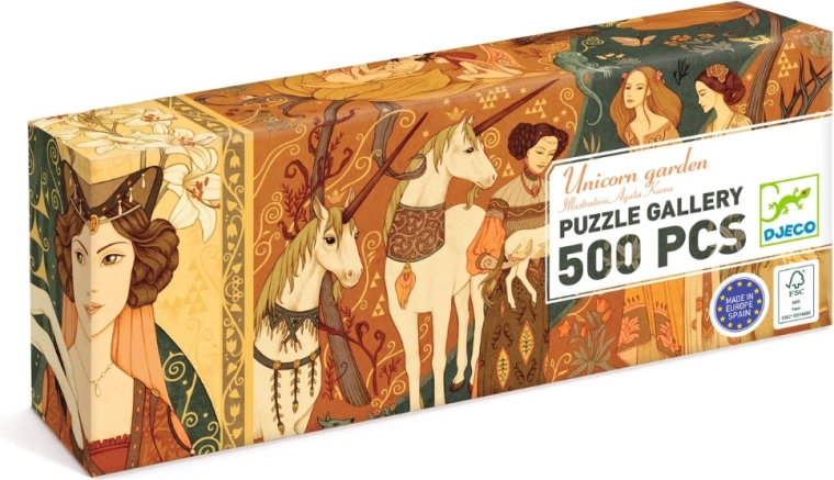 Djeco Unicorn Garden Puzzle, 500 Pieces