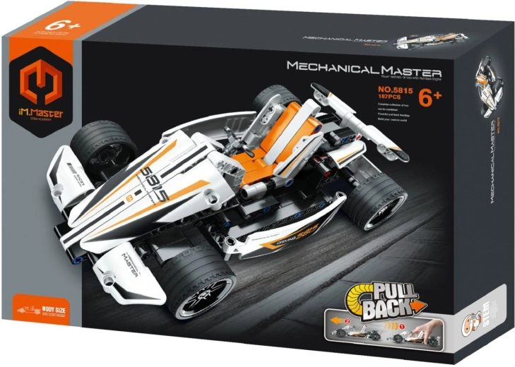 iM.Master Racing Formula Building Set with Pull-Back Drive