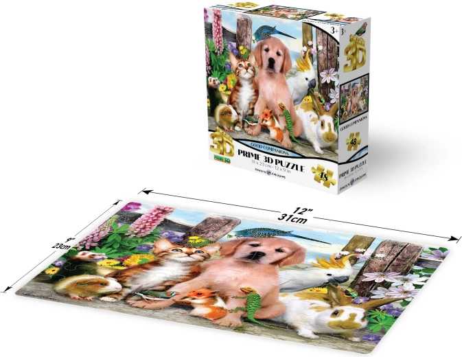 3D Puzzle Good Companions 48 Pieces