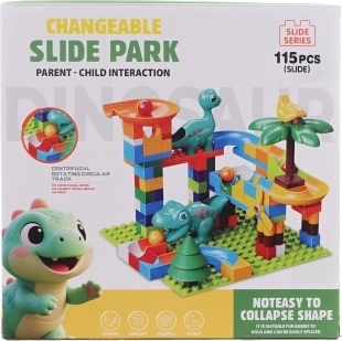 Marble Run with Dinosaurs