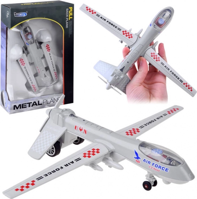 Metalinis dronas su karo efektais