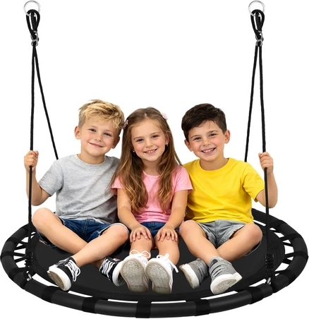 Children’s nest swing 100 cm – black