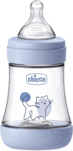 Chicco antikolikinis kūdikių buteliukas Perfect5 150 ml, berniukui, lėta tėkmė 0m+