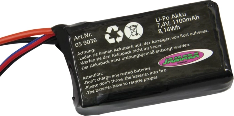 Akumuliatorių paketas Sparkle 7,4 V 1100 mAh