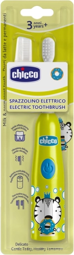 Chicco vaikiškas elektrinis dantų šepetėlis Tiger 3+