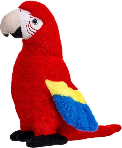 Plush Scarlet Macaw 31 cm