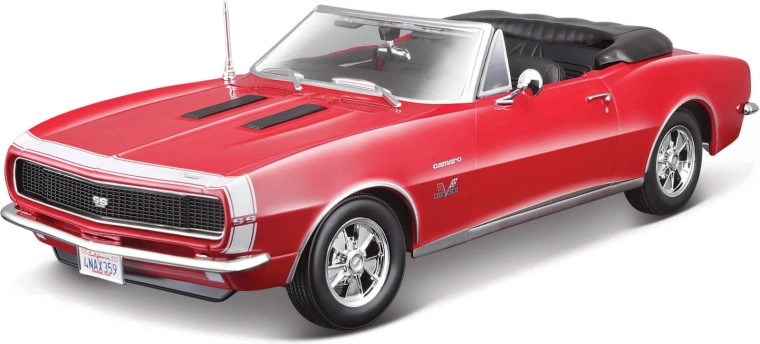 Maisto Chevrolet Camaro SS 396 kabrioletas raudonas 1:18