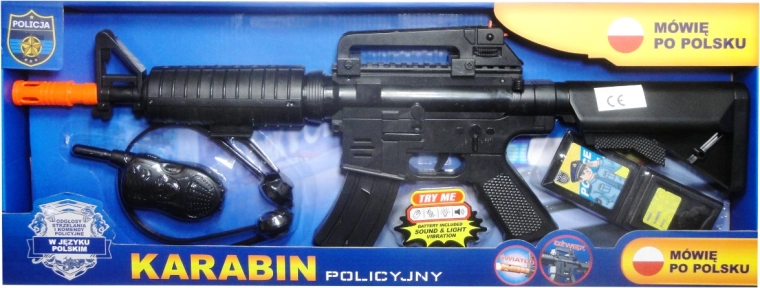 Police Rifle with Polish Voice Module