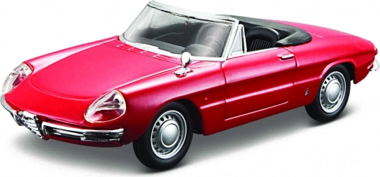 Bburago Hobby – Alfa Romeo Spider 1966, raudonas modelis 1:32