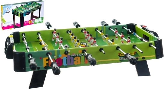 Stalo futbolas 71 × 36 cm su metaliniais strypais ir taškų skaitikliu
