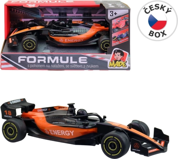 City Collection pull-back formula car with lights and sound 1:24, 23 cm