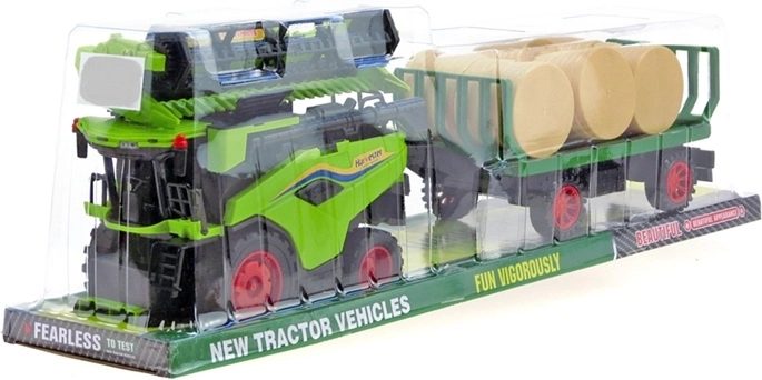 Combine Harvester with Agricultural Machine